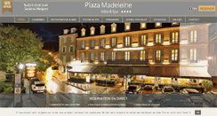 Desktop Screenshot of plaza-madeleine.com